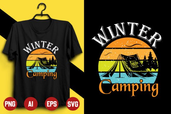 A Modern Winter Graphic for Print Templates & Brand Campaigns