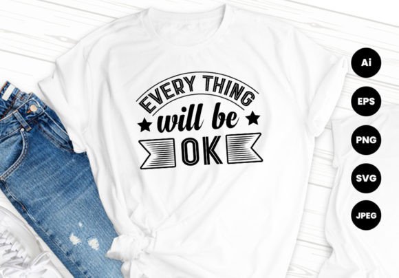 A Motivational Svg T-shirt Design for Brand Graphics and Print Templates