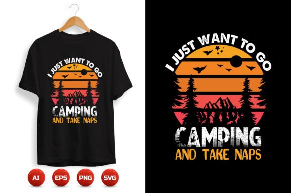 A Review of the Camping T-shirt Design 14 Graphics Asset