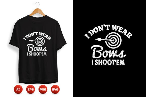 Archery T-shirt Design 01: A Sharp Graphic Asset for Print Templates
