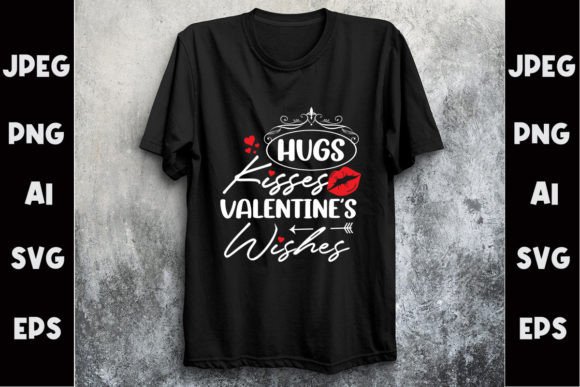 Evaluating Hugs Kisses Valentine Graphics for Print Templates