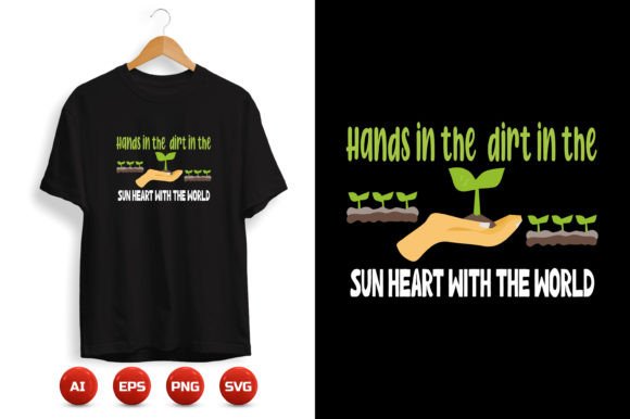 How the Gardening T-shirt Design 23 Graphic Creates Real Crafting Projects