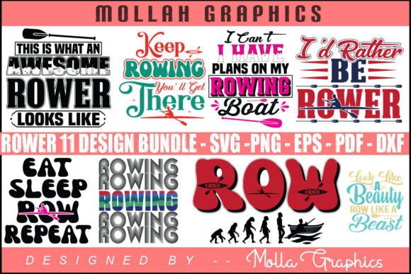Review: ROWING Design Bundle for Graphics & Print Templates