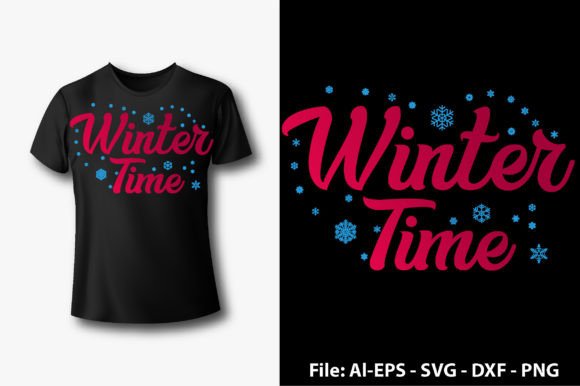 Reviewing T-Shirt Winter Time Graphics for Seasonal Print Templates