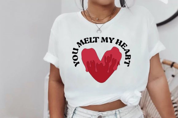 Reviewing 'You Melt My Heart': A Valentine Graphic for Print Templates